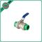 Robinet de purge en laiton à haute pression de robinet à tournant sphérique de PPR 20 millimètres - 63 millimètres de connexion de soudure